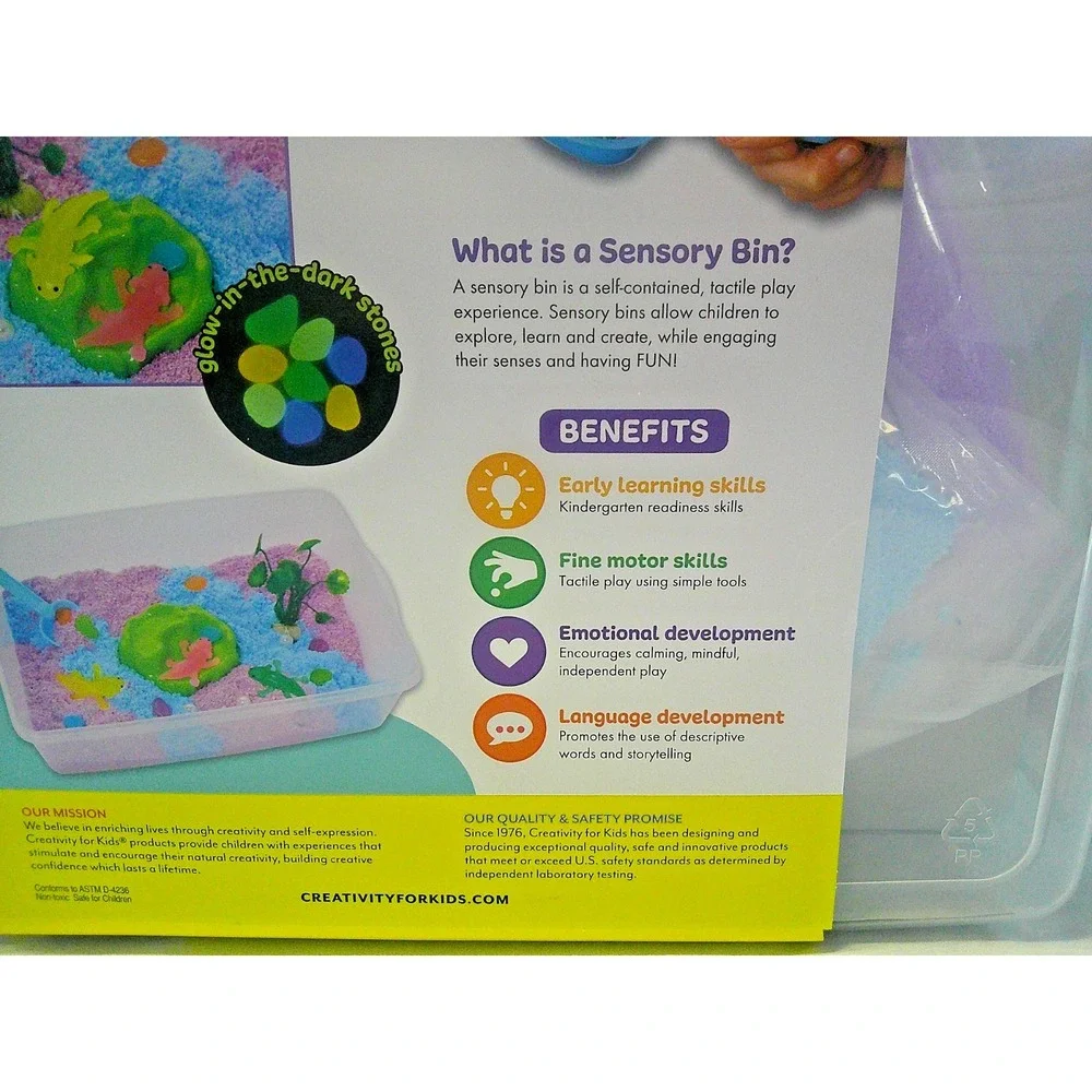 Axolotl Sensory Bin for - Axolotl Toys Sand Sensory Toy with Lid, Art and Cra...